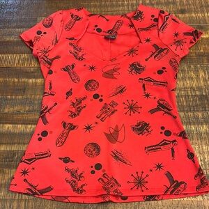 Rock Steady Sophia Top Space Robot